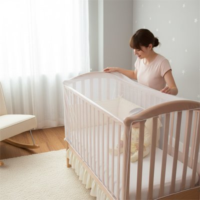 Moustiquaire lit bébé