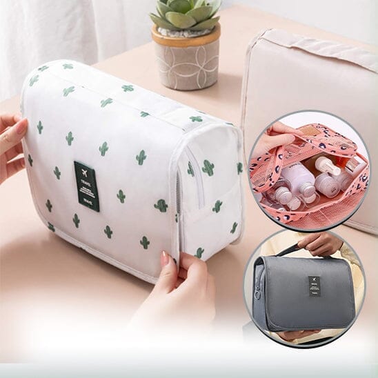 Trousse de Toilette Femme - A Fleurs - poupon - entourisme
